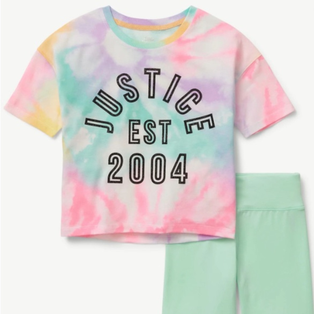 Justice Kids Tie-Dye Set - Multicolor